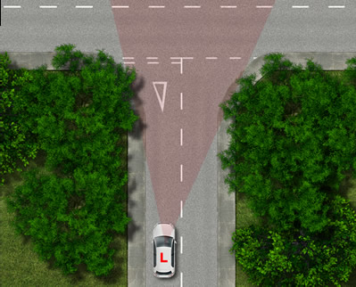 A closed junction means the driver has to approach very slowly in 1st gear