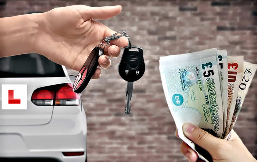 A driving instructor's income is typically made up from cash or bank transfers