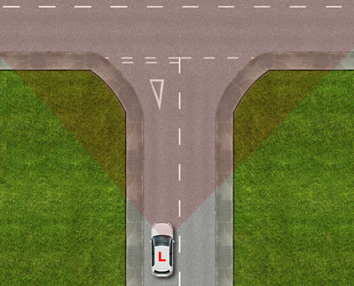 An open junction means the driver can approach in 2nd gear