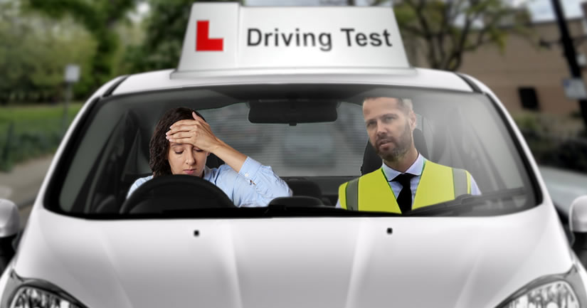 Stalling during the driving test can make you fail