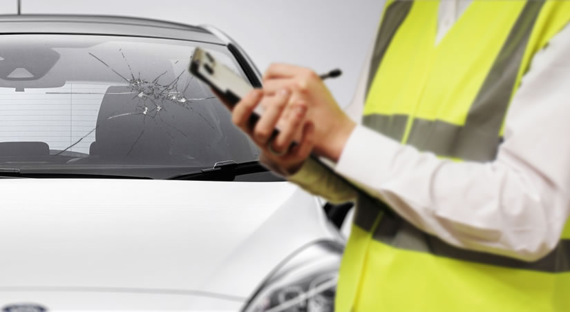 Taking a Driving Test with a Cracked Windshield